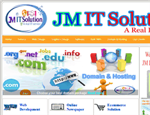Tablet Screenshot of jmitsolution.com